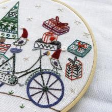Balade hivernale (sold without hoop)