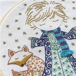 Sur la planète de Sacha (sold without hoop)