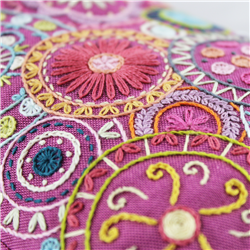 Etui à lunettes Mandala - Rose