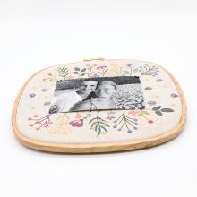 Wooden square hoop - 25 cm