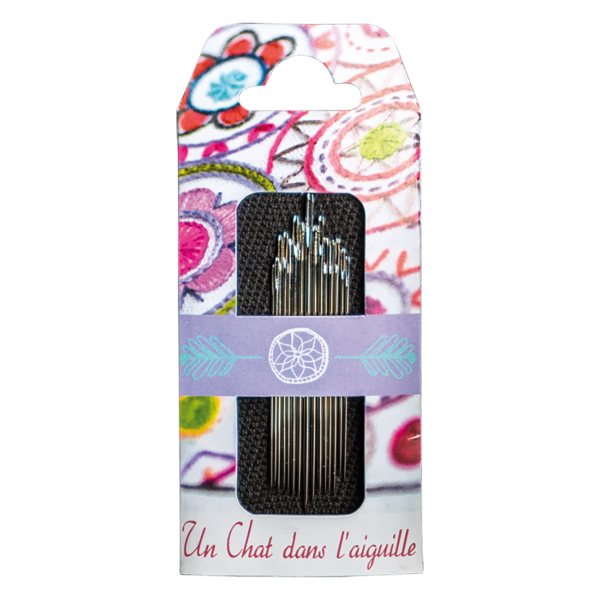 Embroidery needles N°3 to 9 - Made in France