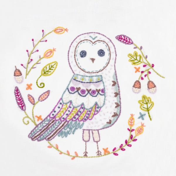 Huguette la chouette (sold without hoop)