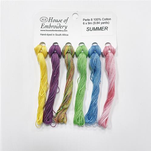 Pearl cotton n°8 House of Embroidery - Summer