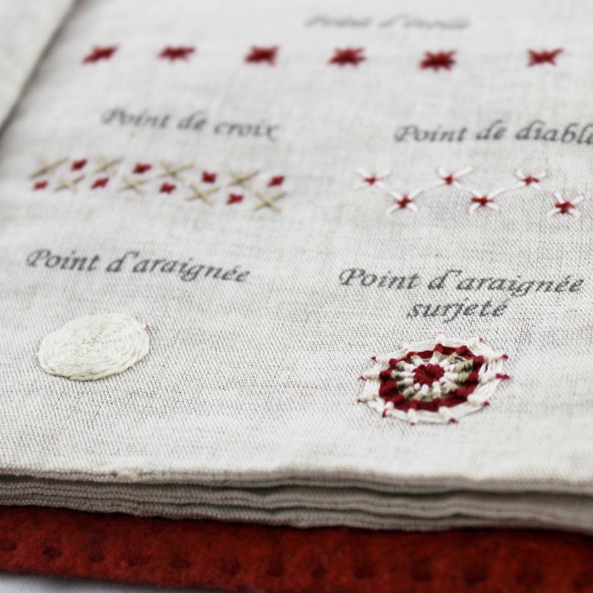 Embroidery notebook Embroidery kit