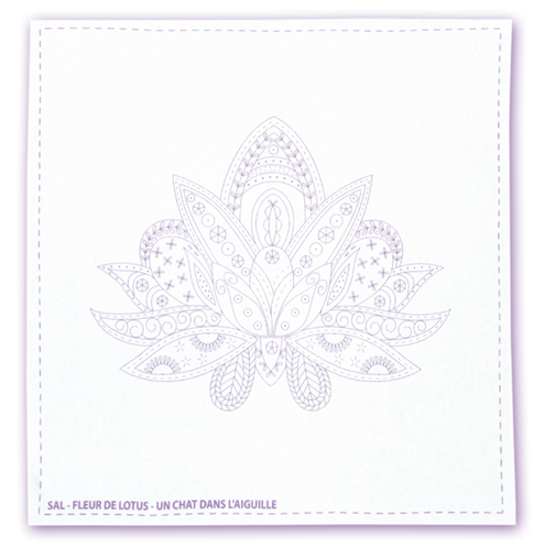 Lotus Flower - Printed fabric (SAL)