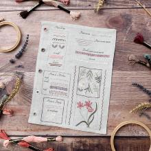 L'Encyclopédie des brodeuses - Page 1: stem stitch and running stitch