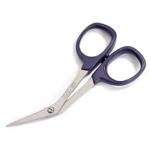 Bent embroidery scissors