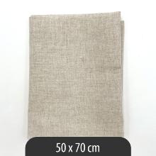 Zweigart® linen-cotton blend fabric piece - 50 x 70 cm - Bis