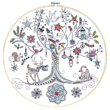My winter tree of life - With a 40 cm hoop