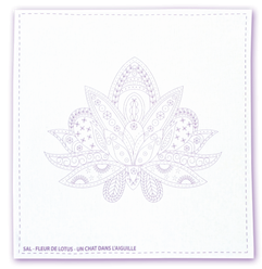 Lotus Flower - Printed fabric (SAL)