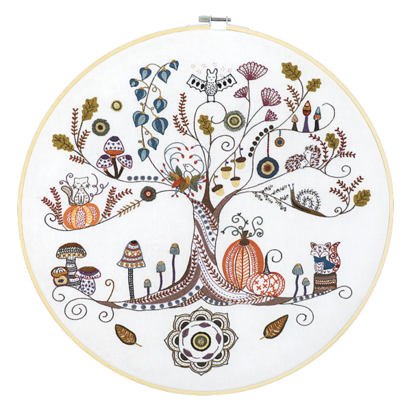 My autumn tree of life - With a 40 cm hoop