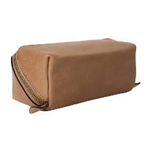 Taupe Leather Pouch