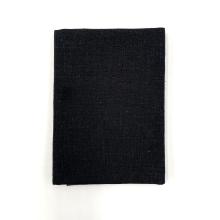 Faux linen Black - Meter 