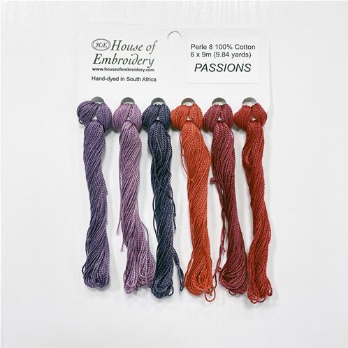Pearl cotton n°8 House of Embroidery - "Passion