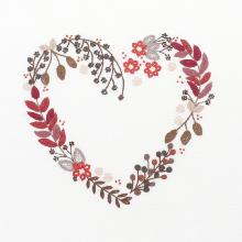 Ombre d’automne (October heart to embroider)