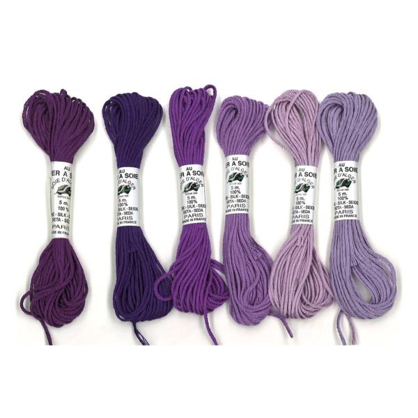Soie d'Alger - Pack de 6 nuances - Violet