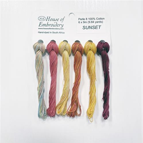 Pearl cotton n°8 House of Embroidery - Sunset