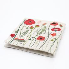 Needle case poppies