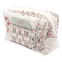 Large pouch - Embroiderers' house