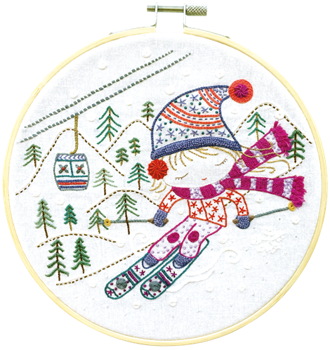 Salomé championne de ski (sold without hoop)
