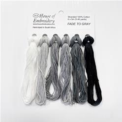 Cotton House of Embroidery - Fade to gray