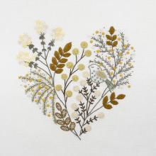 First Mimosas (February embroidery heart) EASY CUSTO