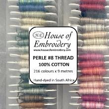 Box of pearl cotton n°8 House of Embroidery