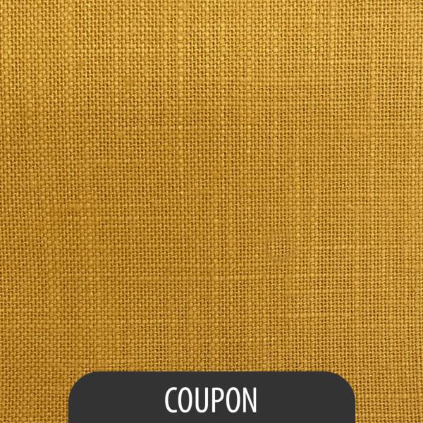 Faux linen Mustard - Coupon