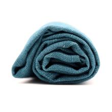 Petrol blue Linen Fabric Piece
