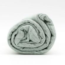 Pale green cotton gauze