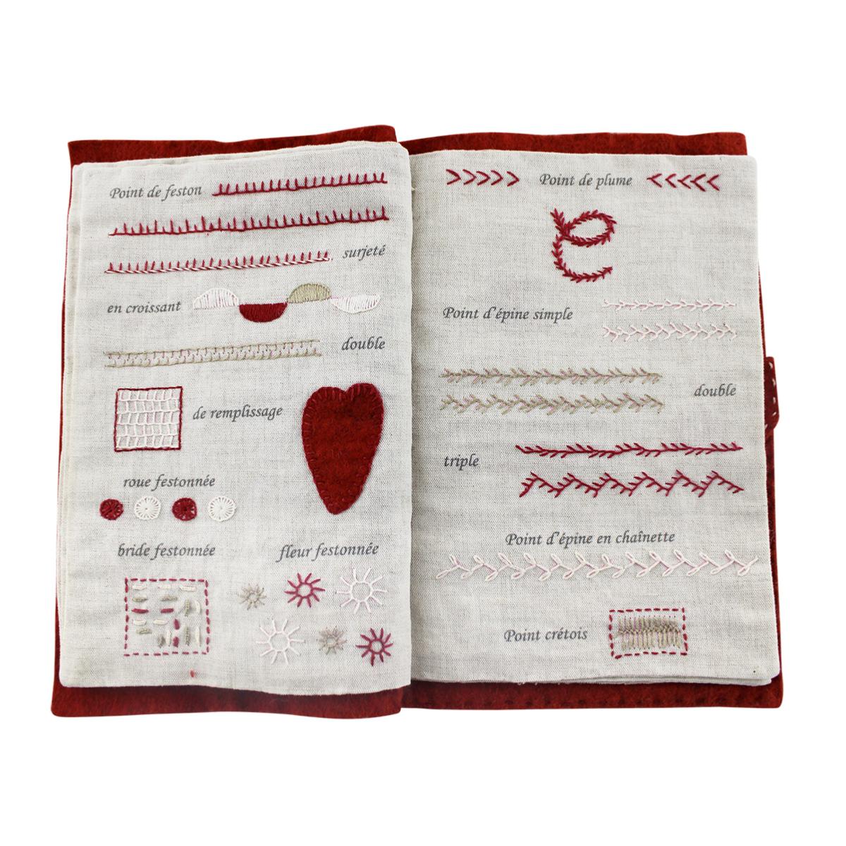 Embroidery notebook Embroidery kit