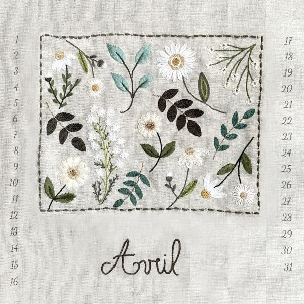 Perpetual calendar - April