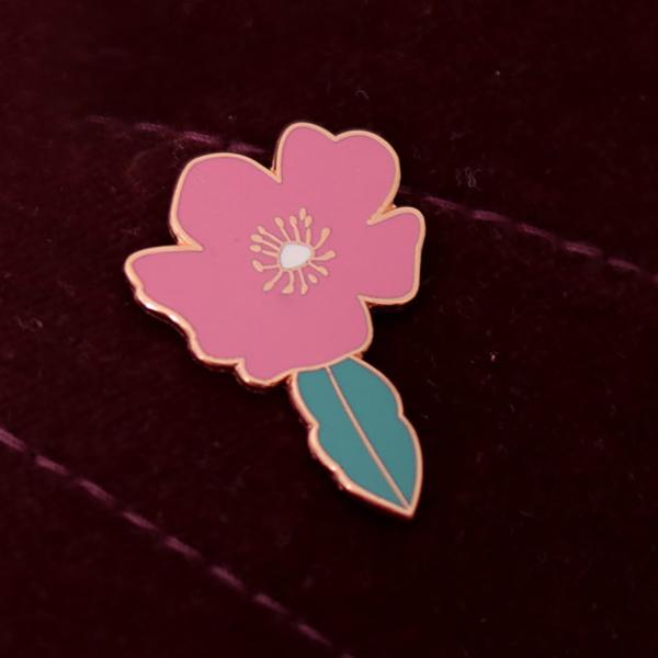Needle minder “Fleur Violette”