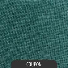 Faux linen duck green - Coupon