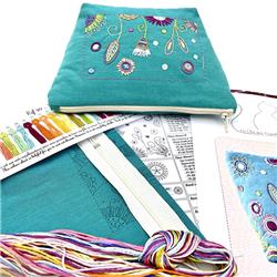 Trousse turquoise
