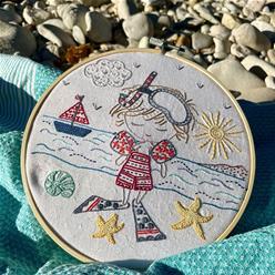 Sacha à la plage (sold without hoop)