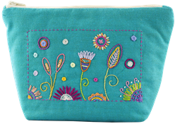 Trousse turquoise