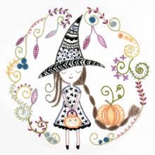 Tournenbourrique et son chaudron magique (sold without hoop)