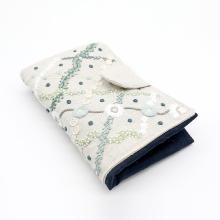 Floral pocket for tote bag