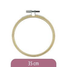 Wooden embroidery hoop - 35 cm