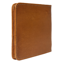 Camel Leather Embroiderer’s Pouch