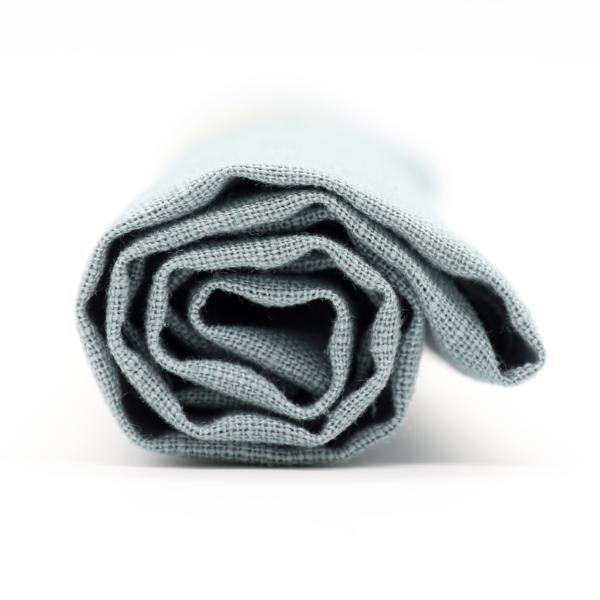 Water green Linen Fabric Piece