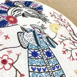 Quand Salomé voyage au Japon (sold without hoop)