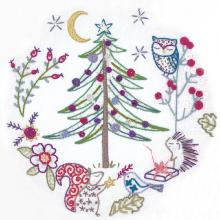 Noël en forêt (sold without hoop)