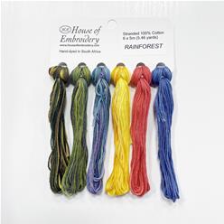 Cotton House of Embroidery - "Rainforest