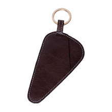 Leather Scissor Case - Chocolate