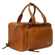 Leather Project Bag – Camel