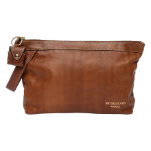 Leather project pouch - Walnut