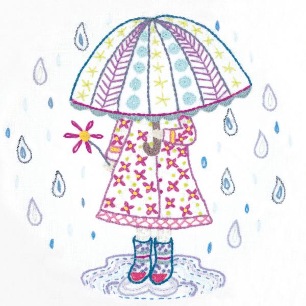 Emilie aime la pluie (sold without hoop)