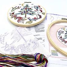 Noël en forêt (sold without hoop)